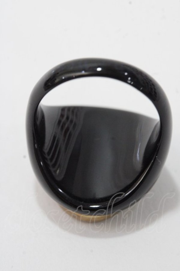 画像2: ヴィヴィアンウエストウッド 中古 / ダイアナリング 15号 ブルーxブラック  Y-25-09-07-032-rg-YM-ZY (2)