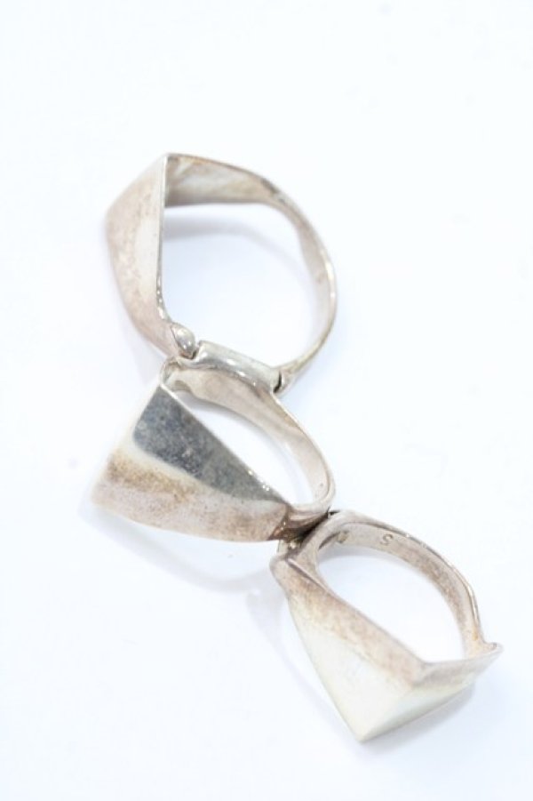 画像3: ヴィヴィアンウエストウッド 中古 / nuckle duster ring S シルバー  Y-25-09-07-035-rg-SZ-ZY (3)