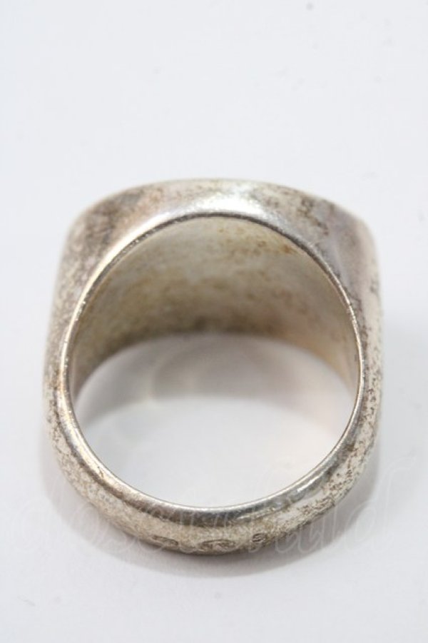 画像2: ヴィヴィアンウエストウッド 中古 / ACCシールリング S シルバー  Y-25-09-07-036-ac-SZ-ZY (2)