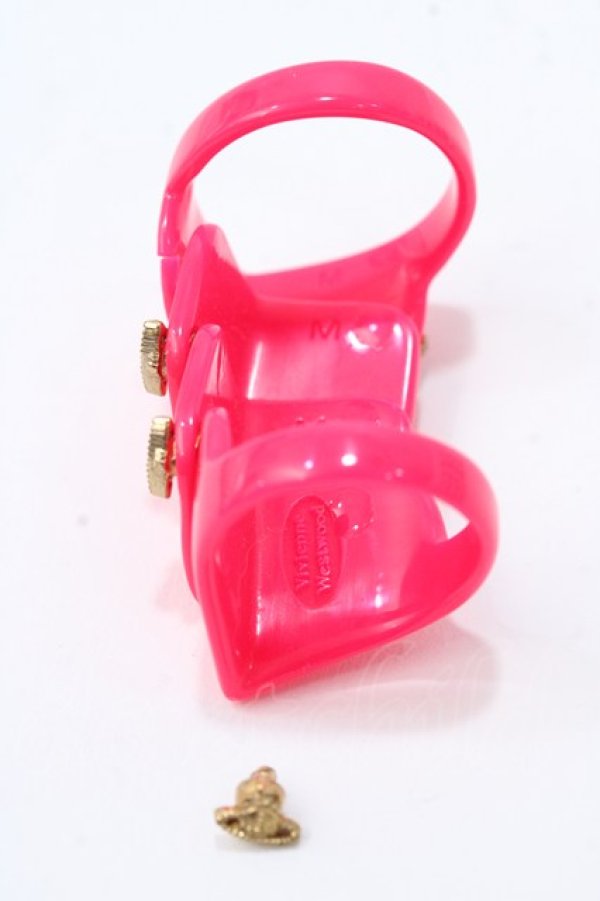 画像2: ヴィヴィアンウエストウッド 中古 / レジンアーマーリング M ピンク  Y-25-09-07-037-rg-SZ-ZY (2)