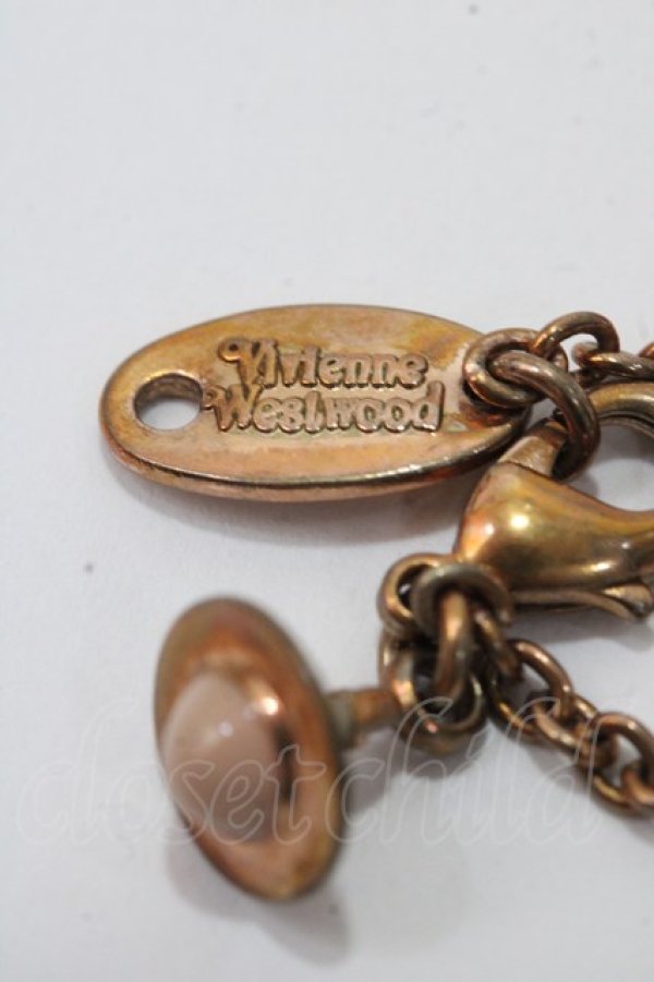 画像4: ヴィヴィアンウエストウッド 中古 / スケルトンネックレス  ピンクゴールド  Y-25-09-07-041-nl-SZ-ZY (4)