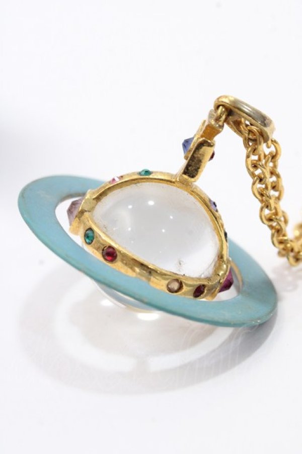Vivienne Westwood は水色 スモールオーブネックレス#222 新品未使用品】ヴィヴィアンウエストウッド スモールオーブ