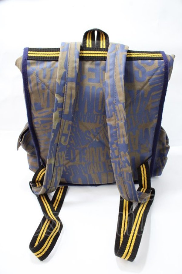画像3: ANGLOMANIA 中古 / ロゴリュック  ブルー  Y-25-09-07-049-ba-SZ-ZY (3)