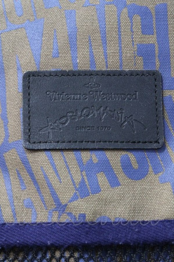 画像4: ANGLOMANIA 中古 / ロゴリュック  ブルー  Y-25-09-07-049-ba-SZ-ZY (4)