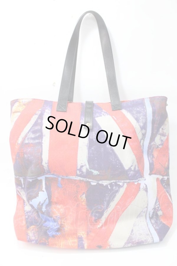 画像2: ヴィヴィアンウエストウッド 中古 / ユニオンジャックトートバッグ   Y-25-09-07-050-ba-SZ-ZH (2)