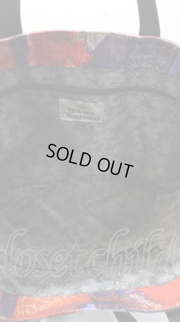 画像4: ヴィヴィアンウエストウッド 中古 / ユニオンジャックトートバッグ   Y-25-09-07-050-ba-SZ-ZH (4)