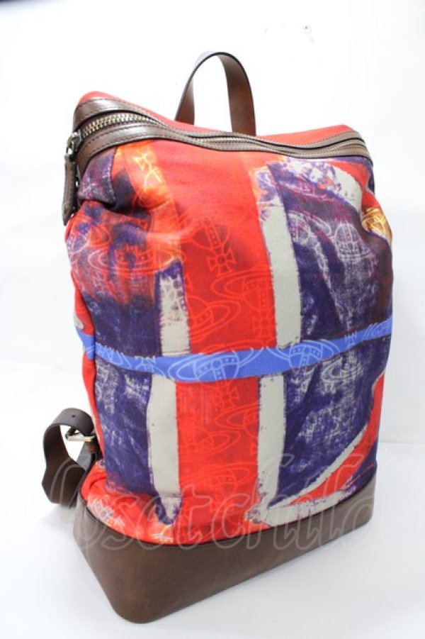 画像2: ヴィヴィアンウエストウッド 中古 / ALBERT BACKPACK UNION JACK   Y-25-09-07-051-ba-SZ-ZY (2)