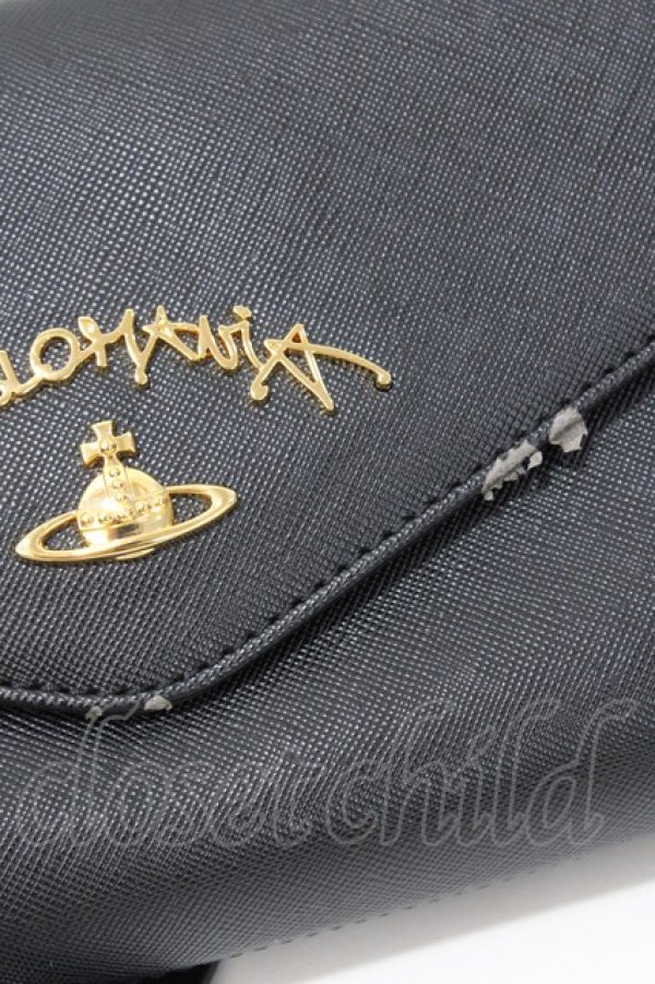 画像4: ANGLOMANIA 中古 / レザーショルダーバッグ  ブラック  Y-25-09-10-024-ba-SZ-ZY (4)