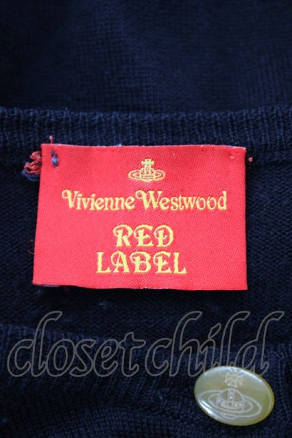 画像5: ヴィヴィアンウエストウッド 中古 / カラーオーブ刺繍カーディガン M ブラック  Y-25-09-10-028-to-SZ-ZY (5)