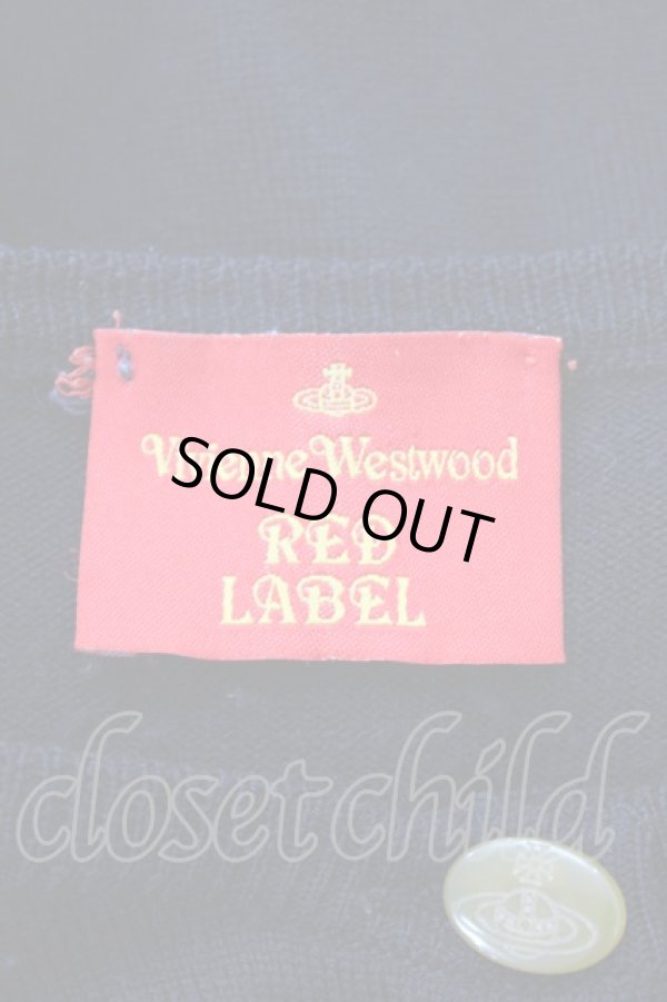 画像5: ヴィヴィアンウエストウッド 中古 / カラーオーブ刺繍カーディガン M ブラック  Y-25-09-10-028-to-SZ-ZY (5)