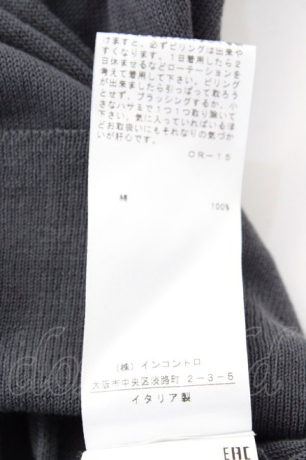 画像5: ヴィヴィアンウエストウッド 中古 / カラーオーブ刺繍半袖サマーニット M グレー  Y-25-09-10-029-to-SZ-ZY (5)