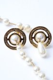 画像2: ヴィヴィアンウエストウッド 中古 / BROKEN PEARL EARRINGS  ゴールド  Y-25-09-10-002-er-SZ-ZY (2)