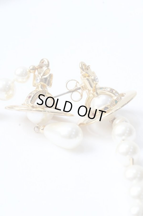 画像3: ヴィヴィアンウエストウッド 中古 / BROKEN PEARL EARRINGS  ゴールド  Y-25-09-10-002-er-SZ-ZY (3)