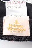 画像5: ヴィヴィアンウエストウッド 中古 / フラワー刺繍チェック柄キャスケット  紺  Y-25-09-10-016-ha-SZ-ZY (5)