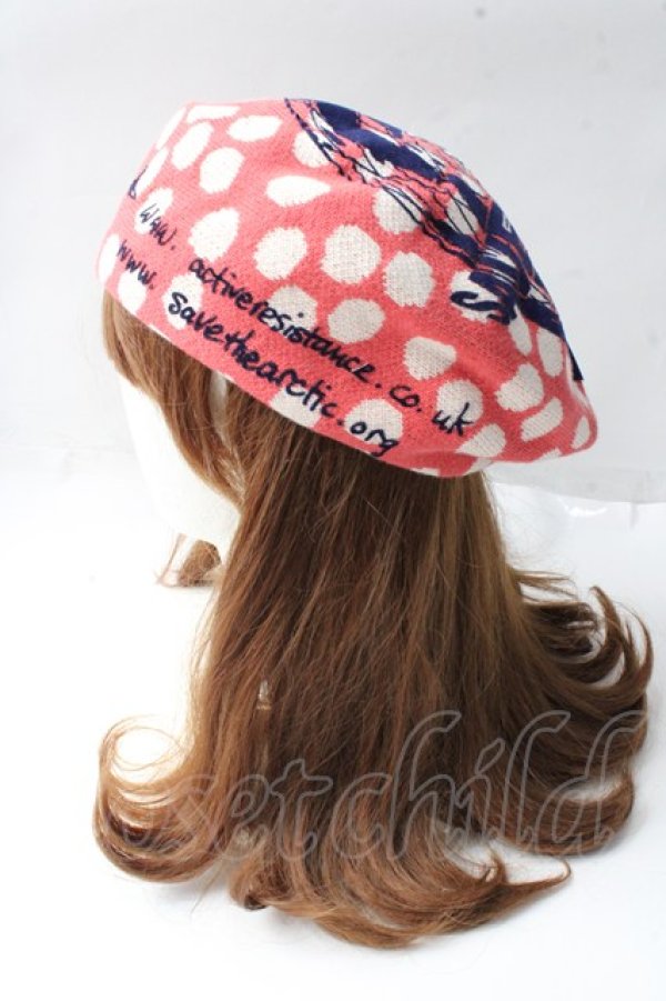 画像3: ヴィヴィアンウエストウッド 中古 / SAVE THE ARCTICベレー  赤  Y-25-09-10-017-ha-SZ-ZY (3)