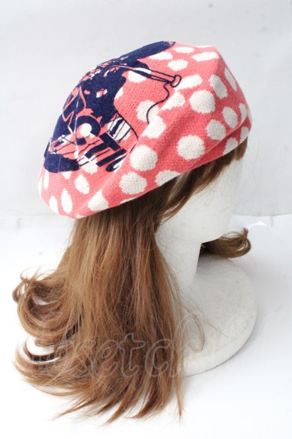 画像4: ヴィヴィアンウエストウッド 中古 / SAVE THE ARCTICベレー  赤  Y-25-09-10-017-ha-SZ-ZY (4)