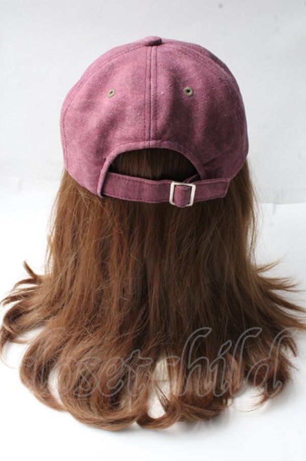 画像3: ヴィヴィアンウエストウッド 中古 / ラインオーブ刺繍キャップ  パープル  Y-25-09-10-018-ha-SZ-ZY (3)