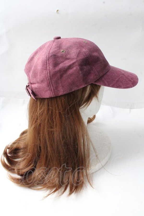 画像4: ヴィヴィアンウエストウッド 中古 / ラインオーブ刺繍キャップ  パープル  Y-25-09-10-018-ha-SZ-ZY (4)