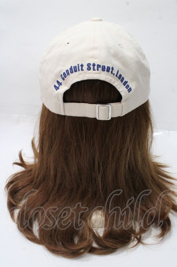 画像3: ヴィヴィアンウエストウッド 中古 / ラインオーブ刺繍キャップ  アイボリー  Y-25-09-10-019-ha-SZ-ZY (3)