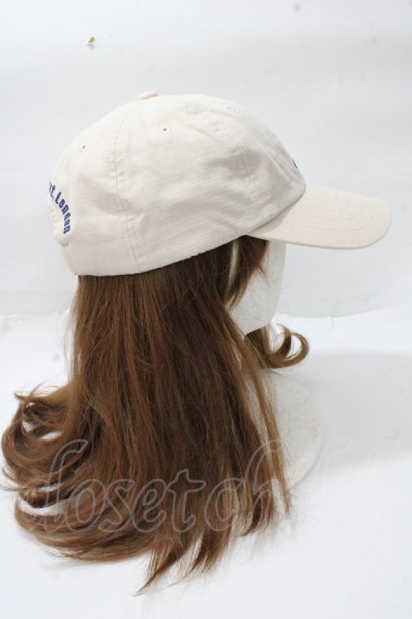 画像4: ヴィヴィアンウエストウッド 中古 / ラインオーブ刺繍キャップ  アイボリー  Y-25-09-10-019-ha-SZ-ZY (4)