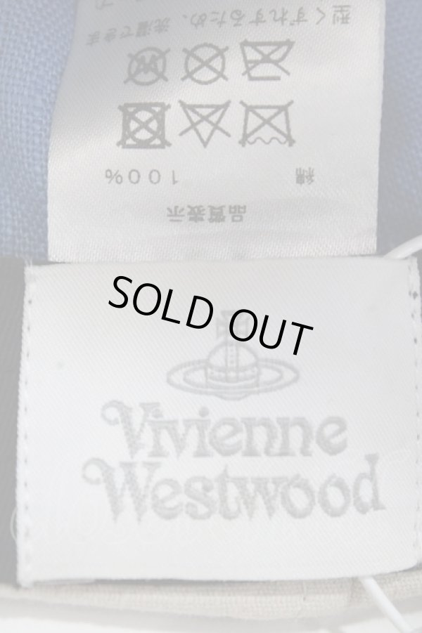 画像6: ヴィヴィアンウエストウッド 中古 / ラインオーブ刺繍キャップ  アイボリー  Y-25-09-10-019-ha-SZ-ZY (6)