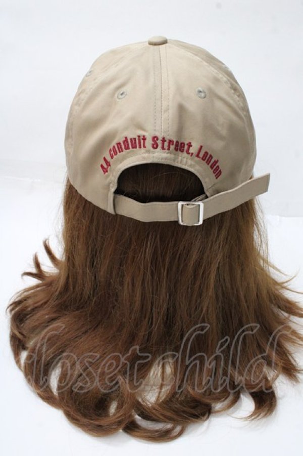 画像3: ヴィヴィアンウエストウッド 中古 / ラインオーブ刺繍キャップ  ベージュ  Y-25-09-10-020-ha-SZ-ZY (3)