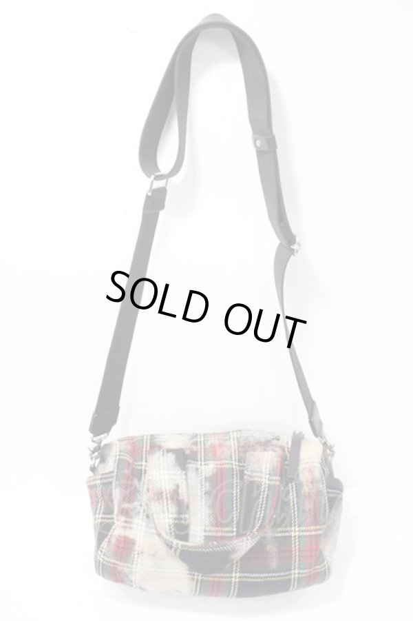 画像2: ヴィヴィアンウエストウッド 中古 / MIST CHECK ドラムバッグ  グリーン  Y-25-09-10-022-ba-SZ-ZY (2)