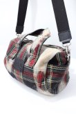 画像4: ヴィヴィアンウエストウッド 中古 / MIST CHECK ドラムバッグ  グリーン  Y-25-09-10-022-ba-SZ-ZY (4)