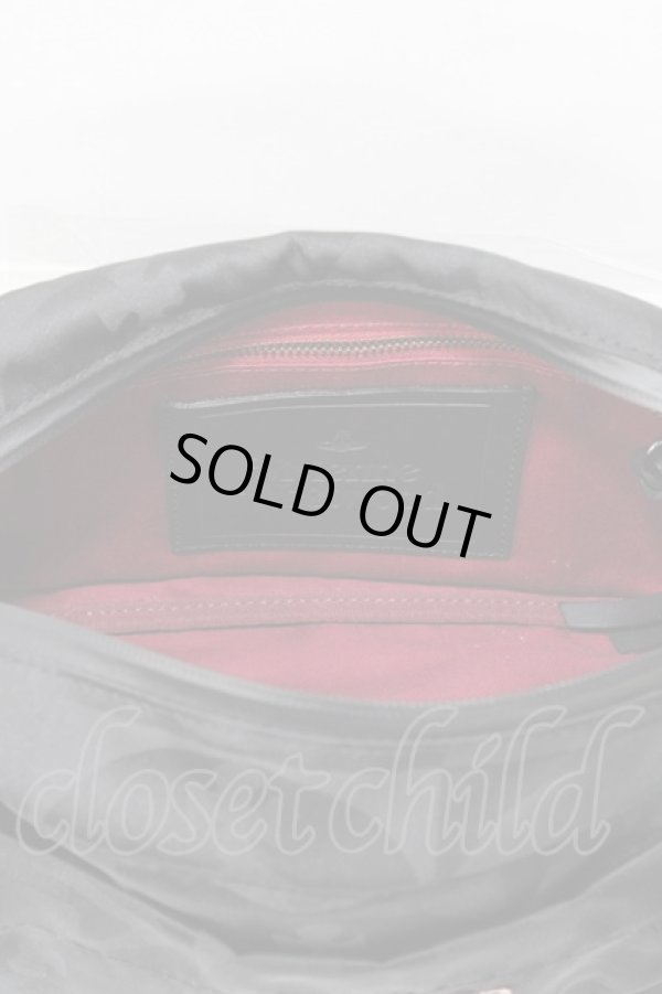 画像5: ヴィヴィアンウエストウッド 中古 / チェッカーORBショルダーバッグ  ブラック  Y-25-09-10-023-ba-SZ-ZY (5)