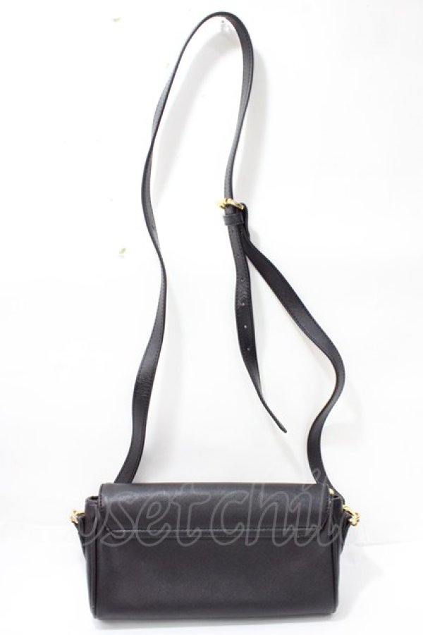 画像2: ANGLOMANIA 中古 / レザーショルダーバッグ  ブラック  Y-25-09-10-024-ba-SZ-ZY (2)