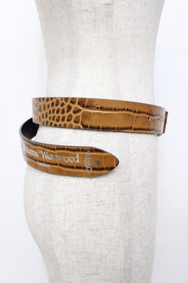 画像4: ヴィヴィアンウエストウッド 中古 / BELTS ALEX CHARM ベルト  ブラウン  Y-25-09-17-002-gd-SZ-ZY (4)