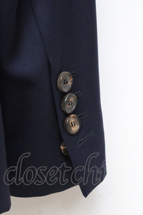 画像4: ヴィヴィアンウエストウッド 中古 / ウエストコートジャケット 44 ネイビーxイエロー  Y-25-09-17-035-jc-YM-ZY (4)