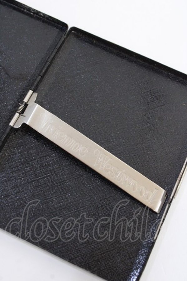 画像4: ヴィヴィアンウエストウッド 中古 / タッチングラインオーブシガレットケース  黒  Y-25-09-17-003-gd-SZ-ZY (4)
