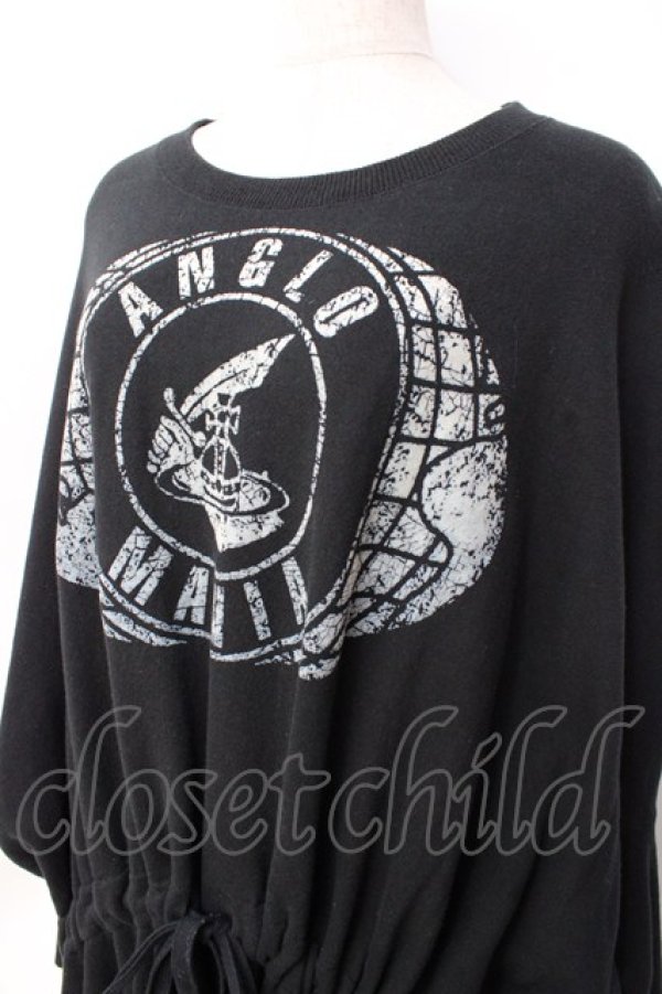画像4: ANGLOMANIA 中古 / ワールドオーブBIGスウェット 38 ブラック  Y-25-09-17-039-op-SZ-ZY (4)