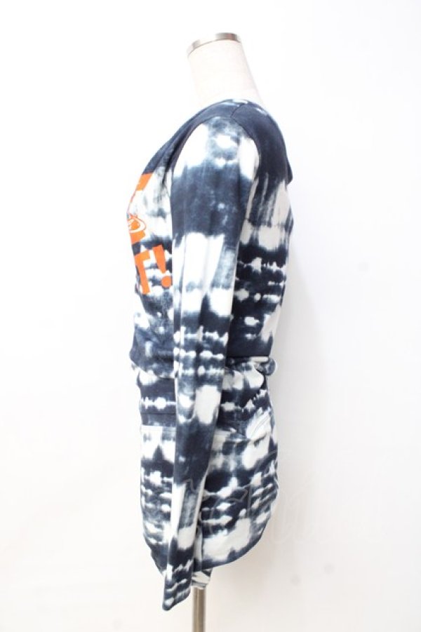 画像2: ANGLOMANIA 中古 / PUNK ドレス XS ネイビー×ホワイト  Y-25-09-17-040-op-IG-ZY (2)