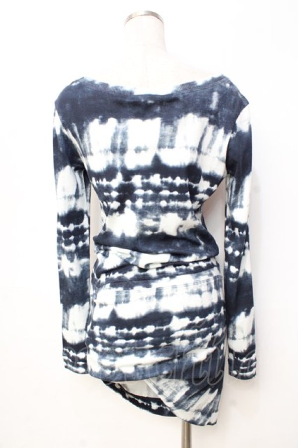 画像3: ANGLOMANIA 中古 / PUNK ドレス XS ネイビー×ホワイト  Y-25-09-17-040-op-IG-ZY (3)