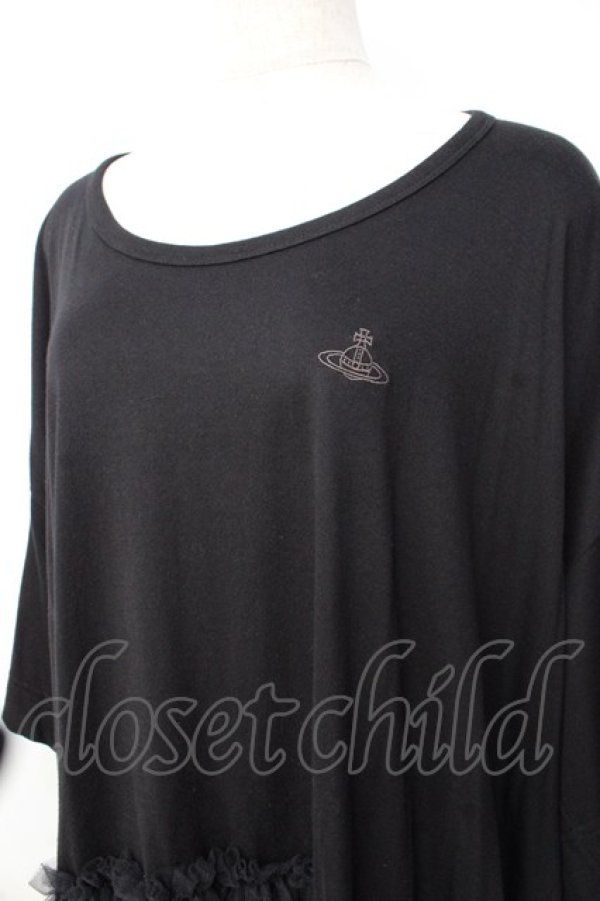 画像4: ヴィヴィアンウエストウッド 中古 / ボリュームチュールドレス 00 ブラック  Y-25-09-17-041-op-SZ-ZY (4)