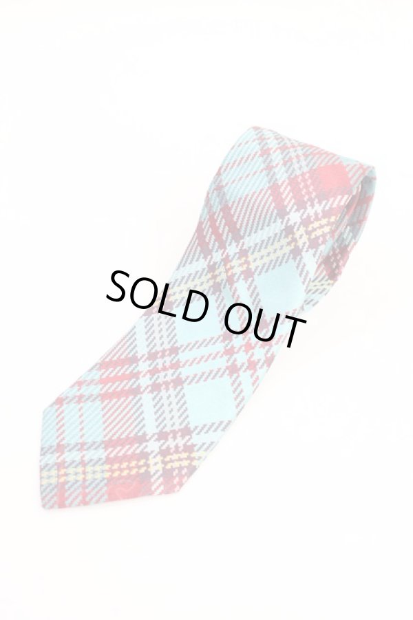 画像2: ヴィヴィアンウエストウッド 中古 / MAC ANDY TARTANネクタイ  ブルー  Y-25-09-17-004-gd-AS-ZY (2)