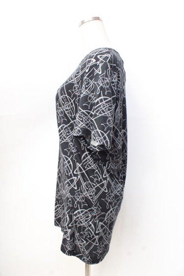 画像2: ヴィヴィアンウエストウッド 中古 / グラフィティオーブアンダーウェア  ブラック  Y-25-09-17-043-ts-YM-ZY (2)