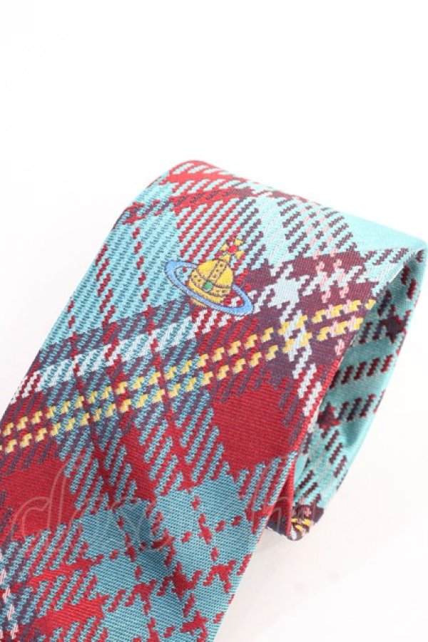 画像3: ヴィヴィアンウエストウッド 中古 / MAC ANDY TARTANネクタイ  ブルー  Y-25-09-17-004-gd-AS-ZY (3)