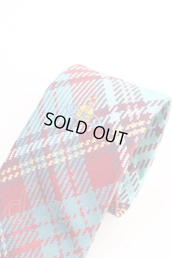 画像3: ヴィヴィアンウエストウッド 中古 / MAC ANDY TARTANネクタイ  ブルー  Y-25-09-17-004-gd-AS-ZY (3)