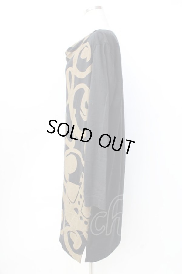 画像2: ヴィヴィアンウエストウッド 中古 / アイアンカットワンピース 2 ブラックｘブラウン  Y-25-09-17-046-op-YM-ZY (2)