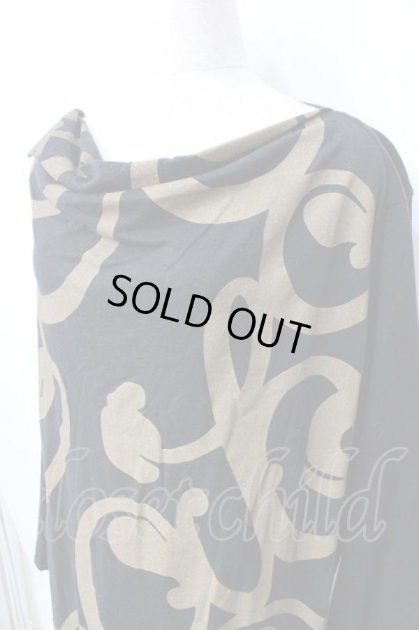 画像4: ヴィヴィアンウエストウッド 中古 / アイアンカットワンピース 2 ブラックｘブラウン  Y-25-09-17-046-op-YM-ZY (4)