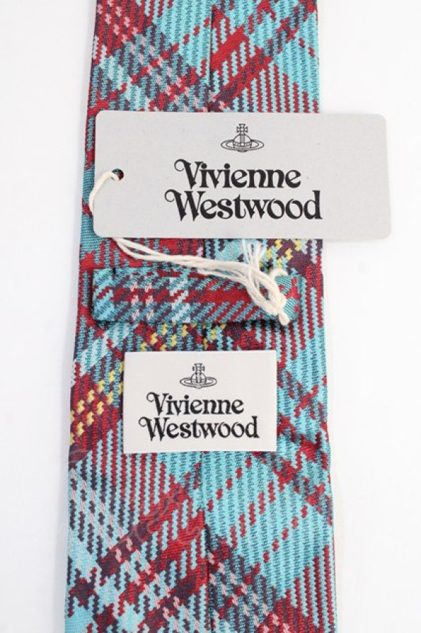 画像5: ヴィヴィアンウエストウッド 中古 / MAC ANDY TARTANネクタイ  ブルー  Y-25-09-17-004-gd-AS-ZY (5)