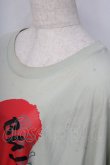 画像4: ヴィヴィアンウエストウッド 中古 / オーガニックコットン天竺BLCW HEARTドレープワンピース  ミント  Y-25-09-17-047-op-IG-ZY (4)