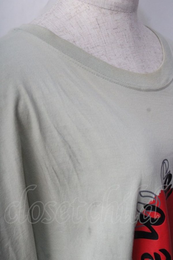 画像5: ヴィヴィアンウエストウッド 中古 / オーガニックコットン天竺BLCW HEARTドレープワンピース  ミント  Y-25-09-17-047-op-IG-ZY (5)