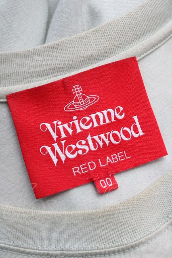 画像7: ヴィヴィアンウエストウッド 中古 / オーガニックコットン天竺BLCW HEARTドレープワンピース  ミント  Y-25-09-17-047-op-IG-ZY (7)