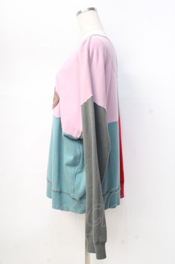 画像2: ヴィヴィアンウエストウッド 中古 / フェルトORBパッチプルオーバースウェット 00 マルチ  Y-25-09-17-049-to-SZ-ZY (2)