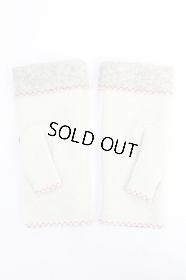 画像2: ヴィヴィアンウエストウッド 中古 / TWIN EAGLES フィンガーレス手袋  オフホワイト  Y-25-09-17-005-gd-SZ-ZY (2)