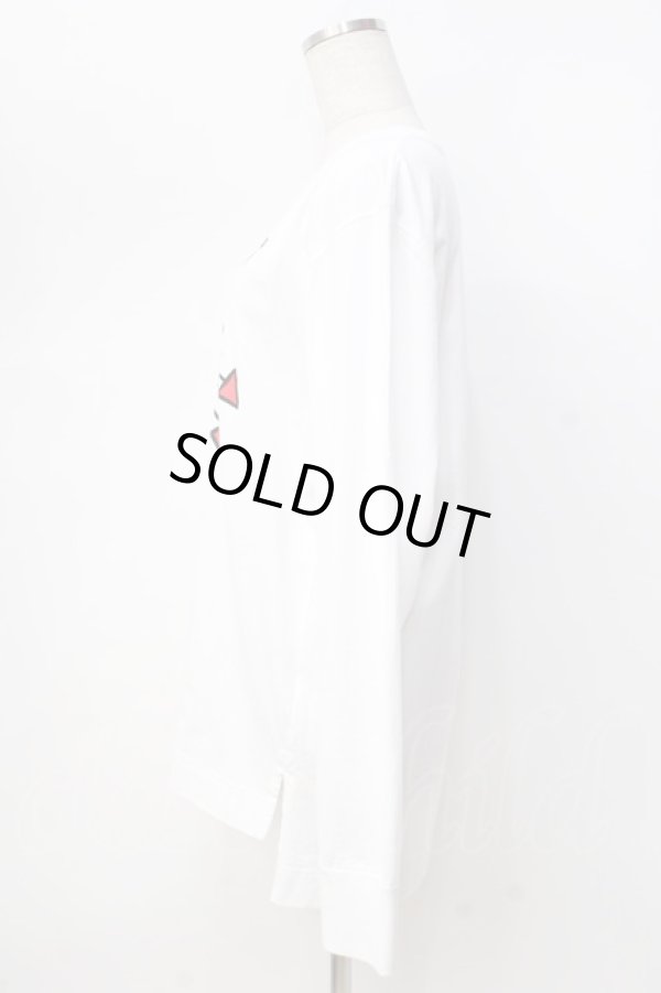 画像2: ヴィヴィアンウエストウッド 中古 / バイカーオーブプリントカットソー 03 ホワイト  Y-25-09-17-050-to-YM-ZY (2)